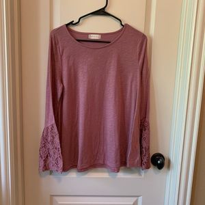 Altar’d State Lace Sleeve Top